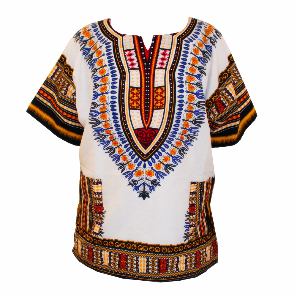 Dashiki Shirt Men - (Быстрая доставка) Новый модный дизайн Африканский