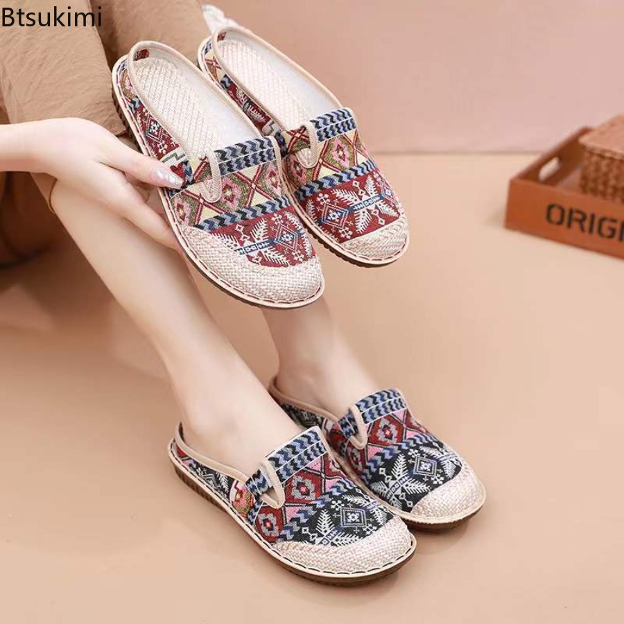 Ethnic Fabric - Новые женские дышащие сетчатые туфли без