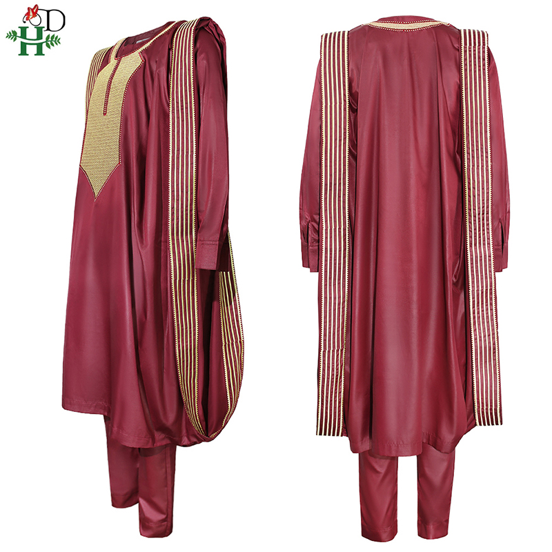 H & D африканский костюм Agbad – обзор и цена Dashiki Shirt Men