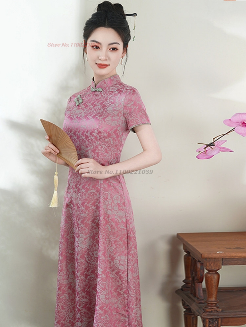 Винтажное платье Аодай из Вьет – обзор и цена Ao Dai Vietnam Dress