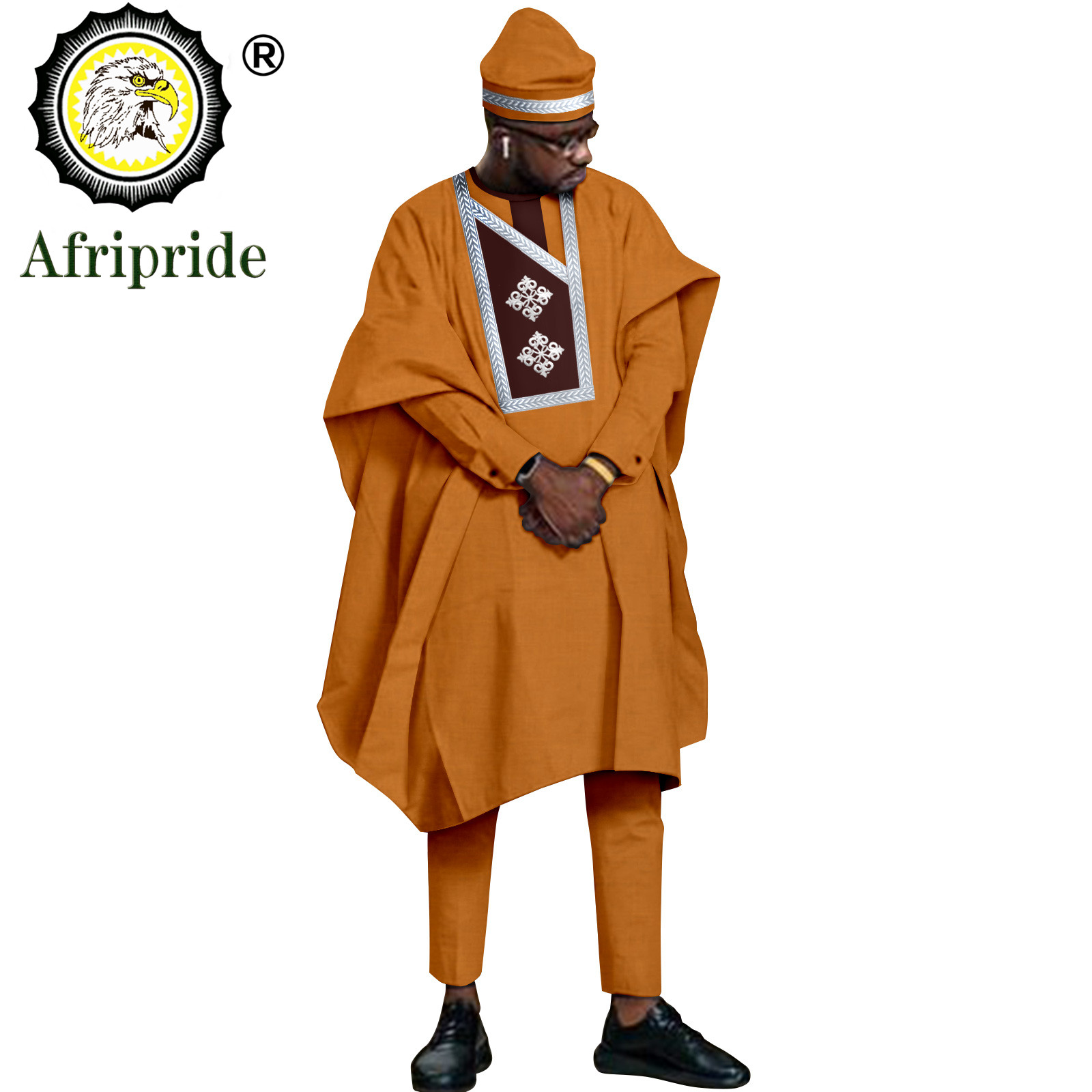 Мужские костюмы Agbada Robe Da – обзор и цена Dashiki Shirt Men