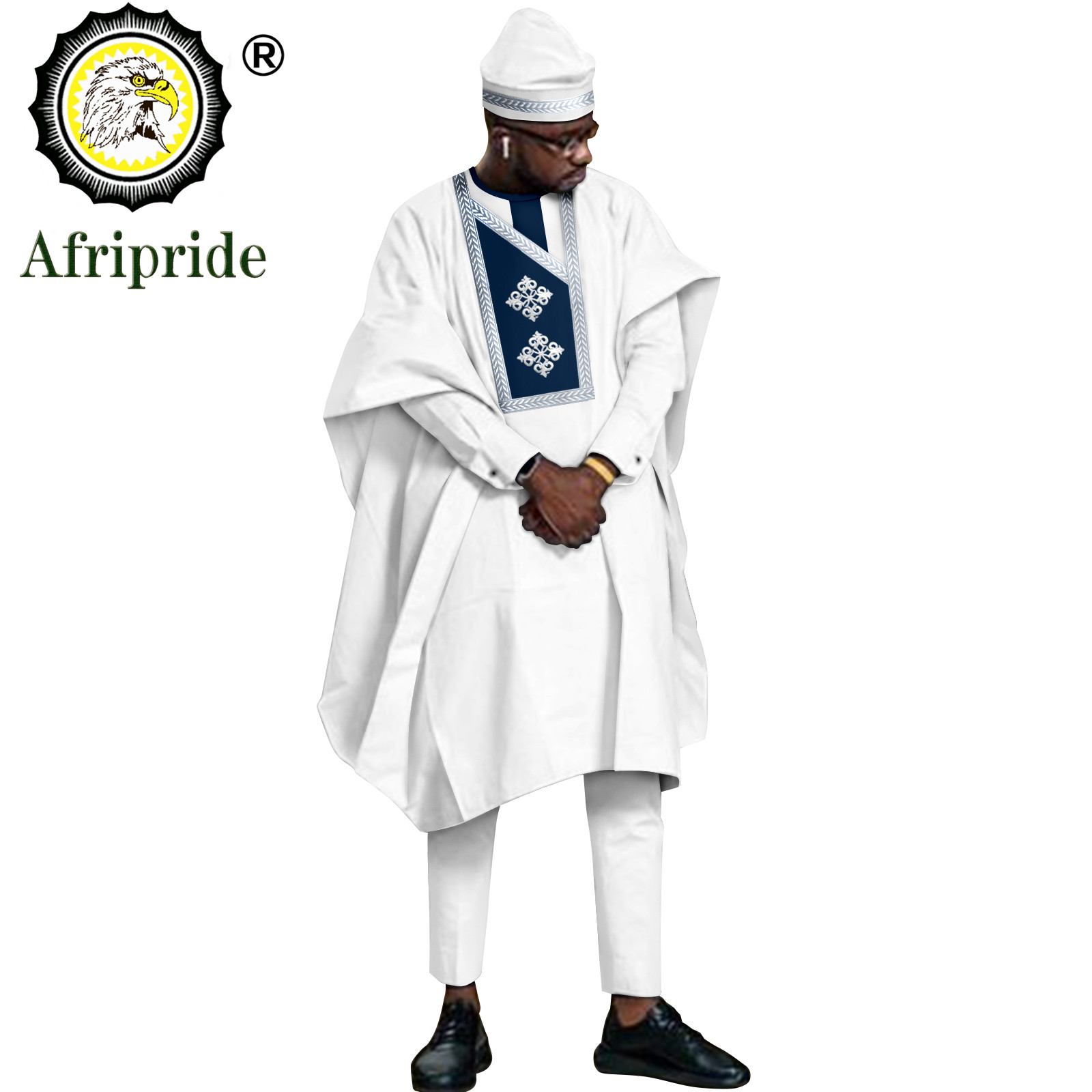 Мужские костюмы Agbada Robe Da – обзор и цена Dashiki Shirt Men
