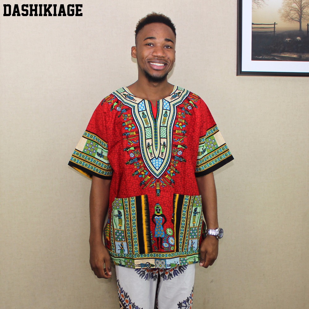 (Быстрая доставка) 2016 новейш – обзор и цена Dashiki Shirt Men