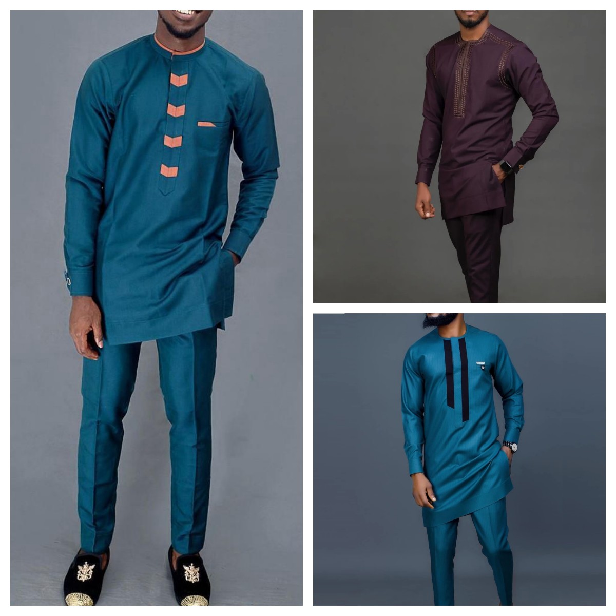 2 шт., комплект одежды для муж – обзор и цена Dashiki Shirt Men