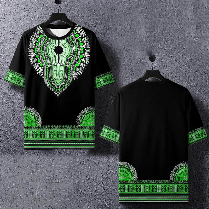 Летняя футболка в этническом а – обзор и цена Dashiki Shirt Men